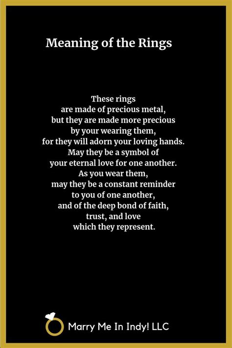 Wedding Ring Meanings For Your Wedding Ceremony Script Wedding