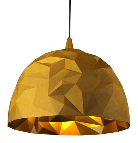 Rock Pendant Gold By Diesel With Foscarini