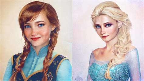 Anna And Elsa Join Artists Series Of Classic Disney Princesses To