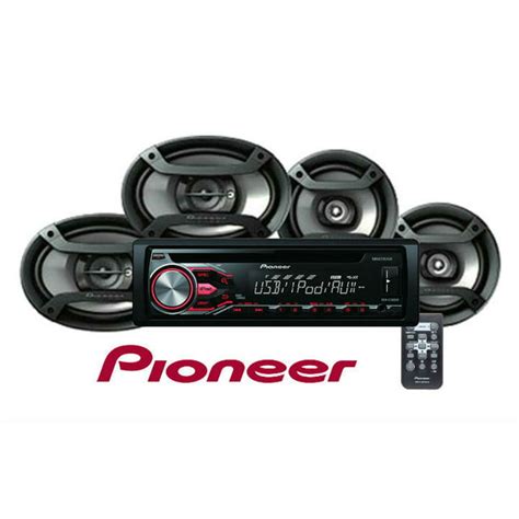 Pioneer Complete Car Audio Package Dxt X2669ui 200w Stereo With Two 6