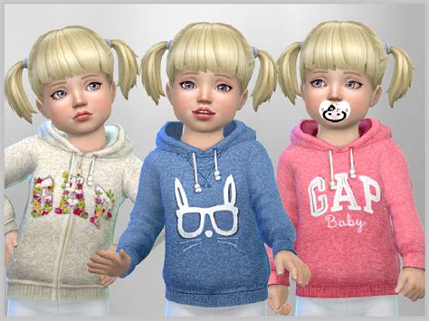 The Sims Resource Toddler Girls Hoodie