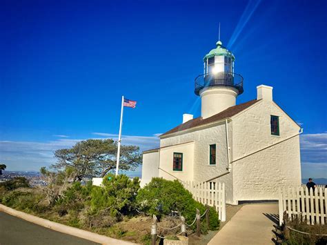 San Diego Coastal Point Loma Cabrillo Monument Lighthouse