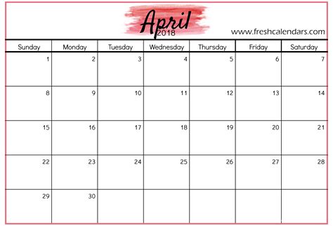 Dentrodabiblia Calendar 2018 April