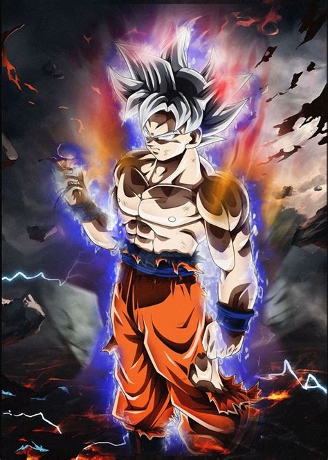 Son Goku Poster By Lony Cocai Displate Anime Dragon Ball Anime