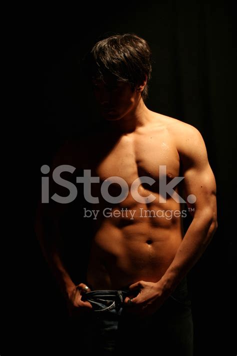 Handsome Man Body In Dark Shadow Stock Photo Royalty Free Freeimages