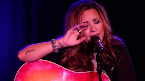 Demi Lovato An Intimate Performance Youtube