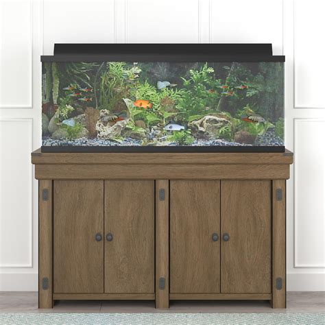 Buy Flipper By Ollie And Hutch Wildwood 55 Gallon Aquarium Stand Rustic