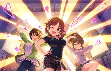 Download Shizuku Oikawa Yuko Hori Sanae Katagiri Anime The Idolm Ster Cinderella Girls