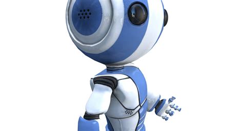 Ao Maru Robot Mascot Lb3d