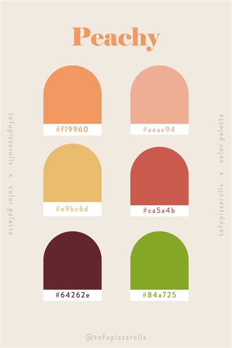 Peach Color Palette Hex Color Palette Color Palette Design Brand Color Palette