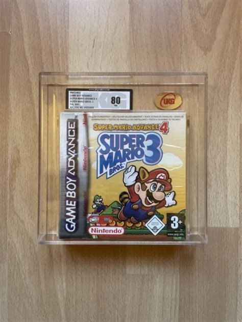 Super Mario Advance 4 Super Mario Bros 3 Ukg 80nm Pal Sealed Gba 2003