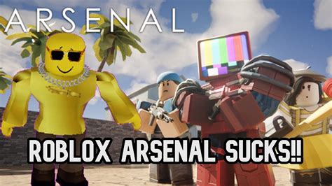 So I Tried Out Arsenal Roblox Arsenal Youtube