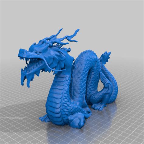 download free stl file chinese dragon 3d printing model ・ cults