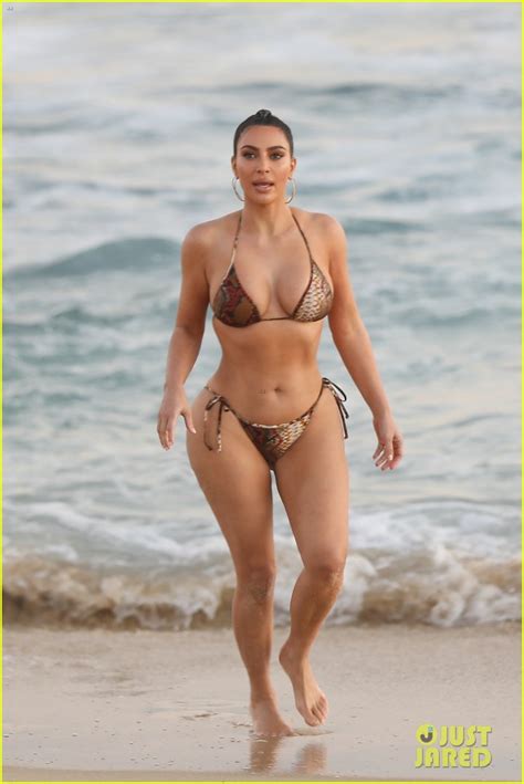 kim kardashian flaunts her curves in a bikini see the beach photos photo 4478190 bikini