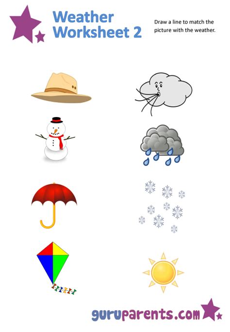 Weather Worksheets | guruparents