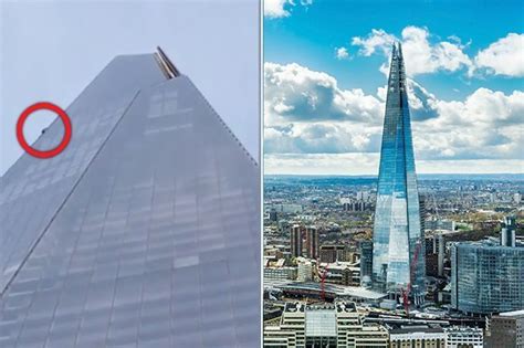 Man Spotted Climbing Londons 95 Storey Tower The Shard ⋆