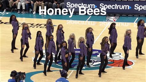honey bees charlotte hornets dancers nba dancers 1 8 2022 dance