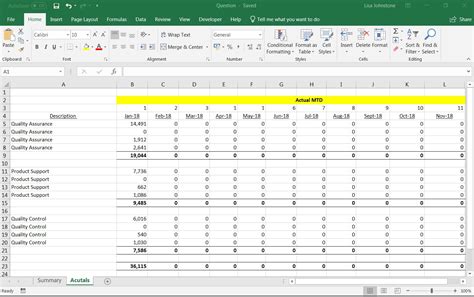 Excel Create A Summary Using A Drop Down Obtaining Data From Another
