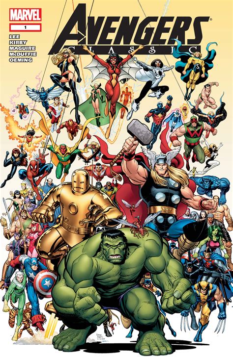Classic Avengers Comic Book Covers