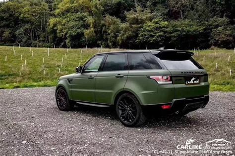 Range Rover Super Matte Satin Army Green Protectpro Auto