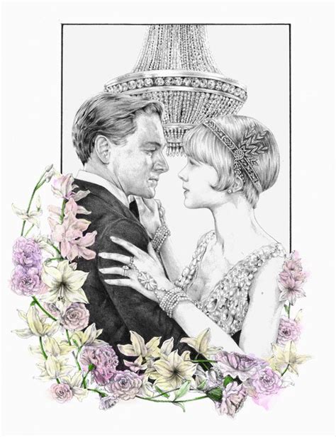 The Great Gatsby Blumen Zeichnen Zeichnung Blumen