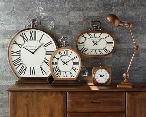 Retro Copper Mantel Clock Clock Retro Clock Mantel Clock