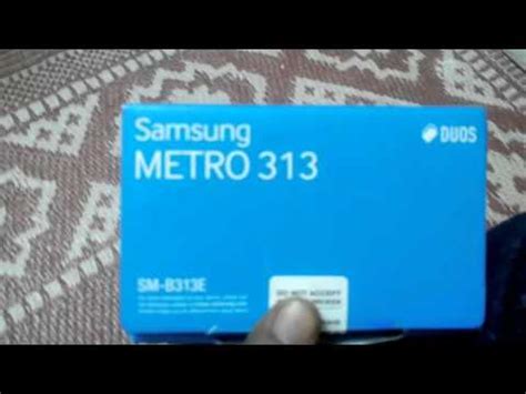 How to flash samsung b313e: New samsung metro 313 sm-B313E review. - YouTube