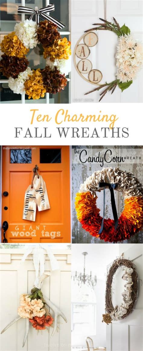 Charming Fall Wreath Ideas For Front Doors