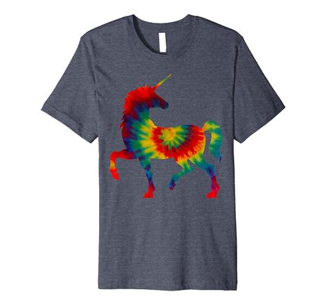 Tie Dye Unicorn Shirt Colorful Tye Dye Horse Horn T Shirt 4lvs