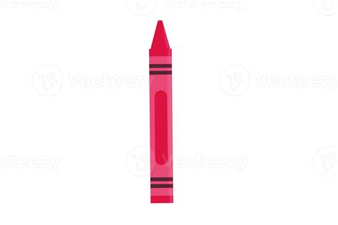 Pink Crayon Isolated On A Transparent Background 19768085 Png