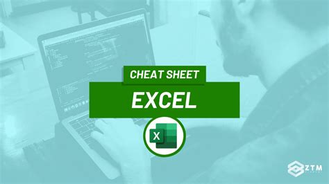 Excel Cheat Sheet Pdf Zero To Mastery