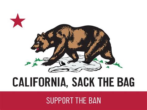 Heal The Bay California Sack The Bag California Bear Flag Bear