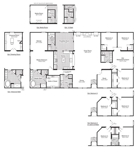View The Evolution Triplewide Home Floor Plan For A 3116 Sq Ft Palm