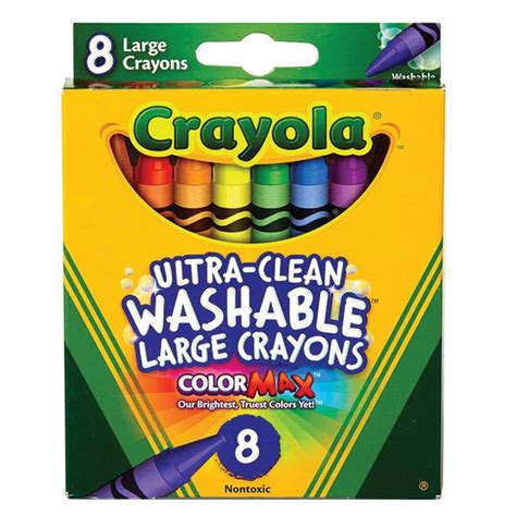 Crayola Large Ultra Clean Crayons United Art And Education