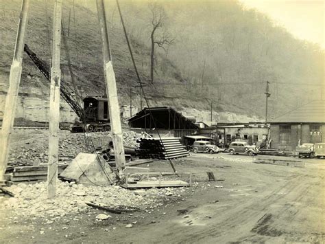 1930s Behind The Power Plant Logan Wv Photo From The Collection Of