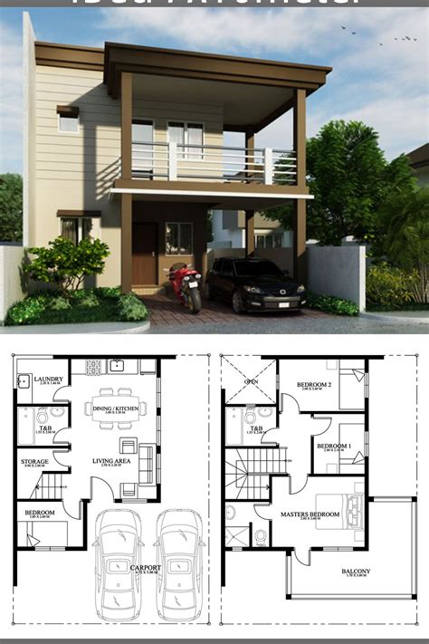 Architectural House Plans And Designs 2020 In 2020 2 Storey House Eb2
