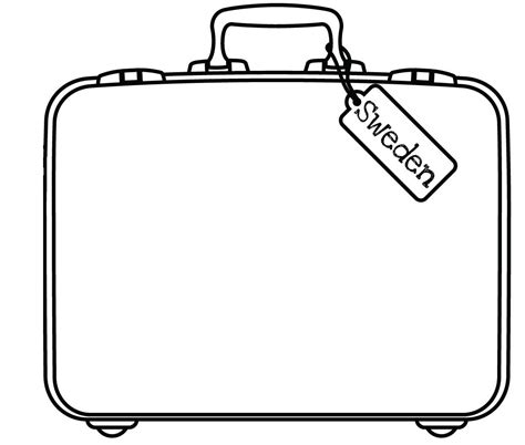 Printable Suitcase Clipart Best