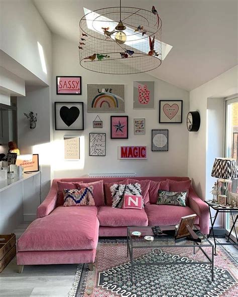 Home Decor And Interior Designs On Instagram This Beautiful Pink Couch