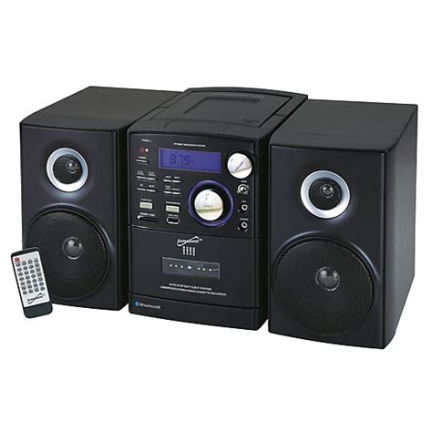 Supersonic Sc 807 Portable Audio System With Mp3cd Player Cassette