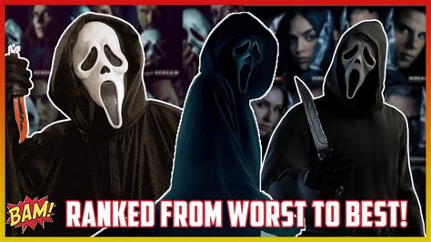 Every Ghostface Killer Ranked W Scream 6 Youtube