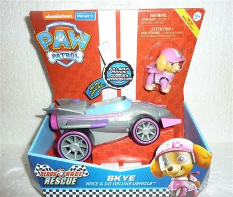 New Paw Patrol Ready Race Rescue Skye Race And Go Deluxe Vehicle With