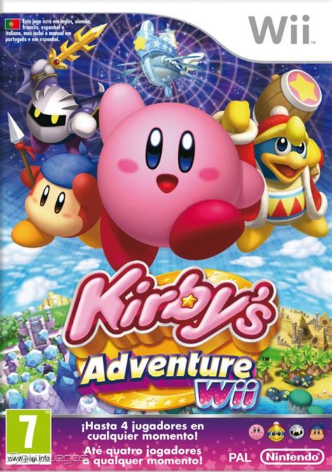 Kirbys Adventure Wii Pal Español