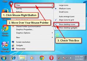 How To Hide Or Unhide Windows 7 Desktop Icons