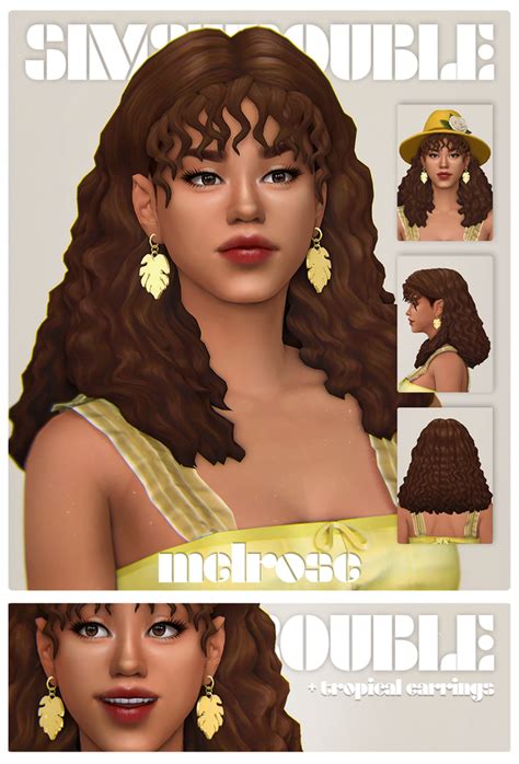 Tramonto Set By Simstrouble Simstrouble On Patreon Sims Hair Sims