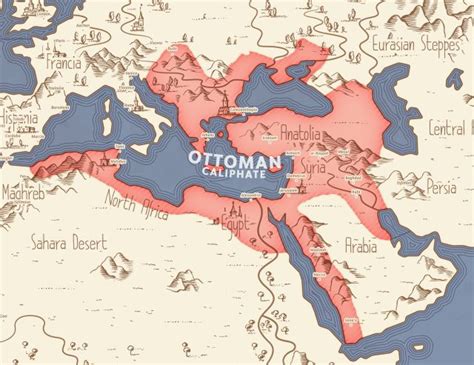 Ottoman Empire At Its Peak In 1683 Ottoman Empire Map Empire