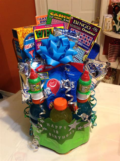 18 Birthday Gift Baskets | 18th birthday gifts, Birthday gift baskets