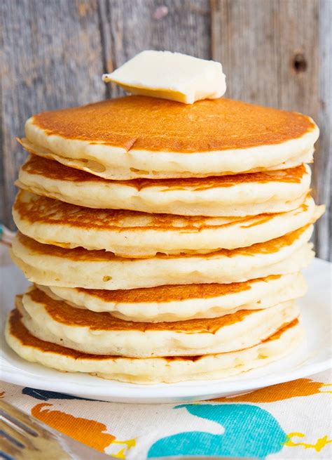 Homemade Pancakes With Butter On Top Homemade Pancake Recipe Easy Homemade Pancake Recipe