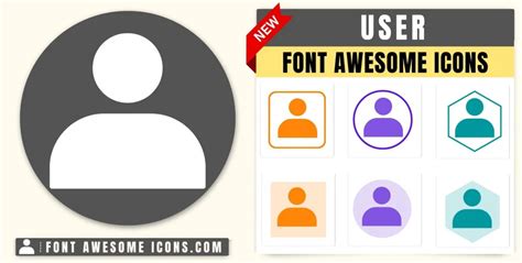 Font Awesome User Icon Profile Fa Fa User Icon Code Fas Fa User