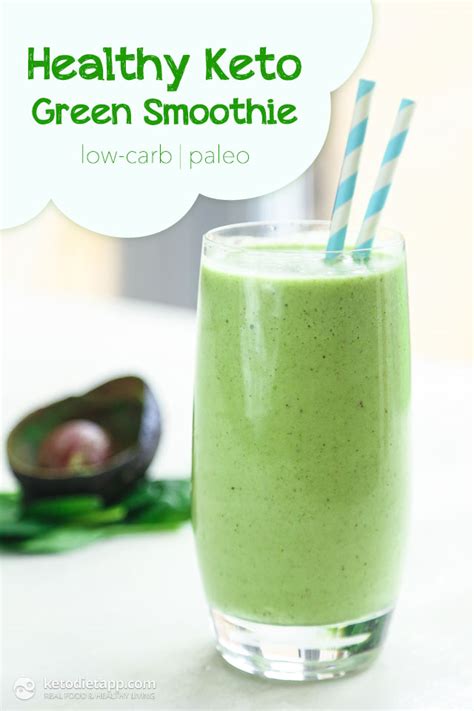 Healthy Keto Green Smoothie The Ketodiet Blog