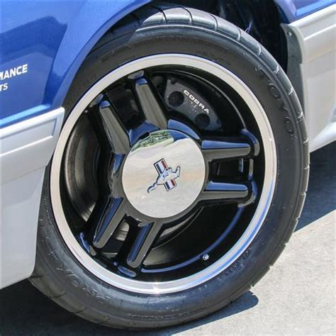 Sve Mustang 1993 Cobra R Style Wheel And Tire Kit 17x8 4 Lug Black